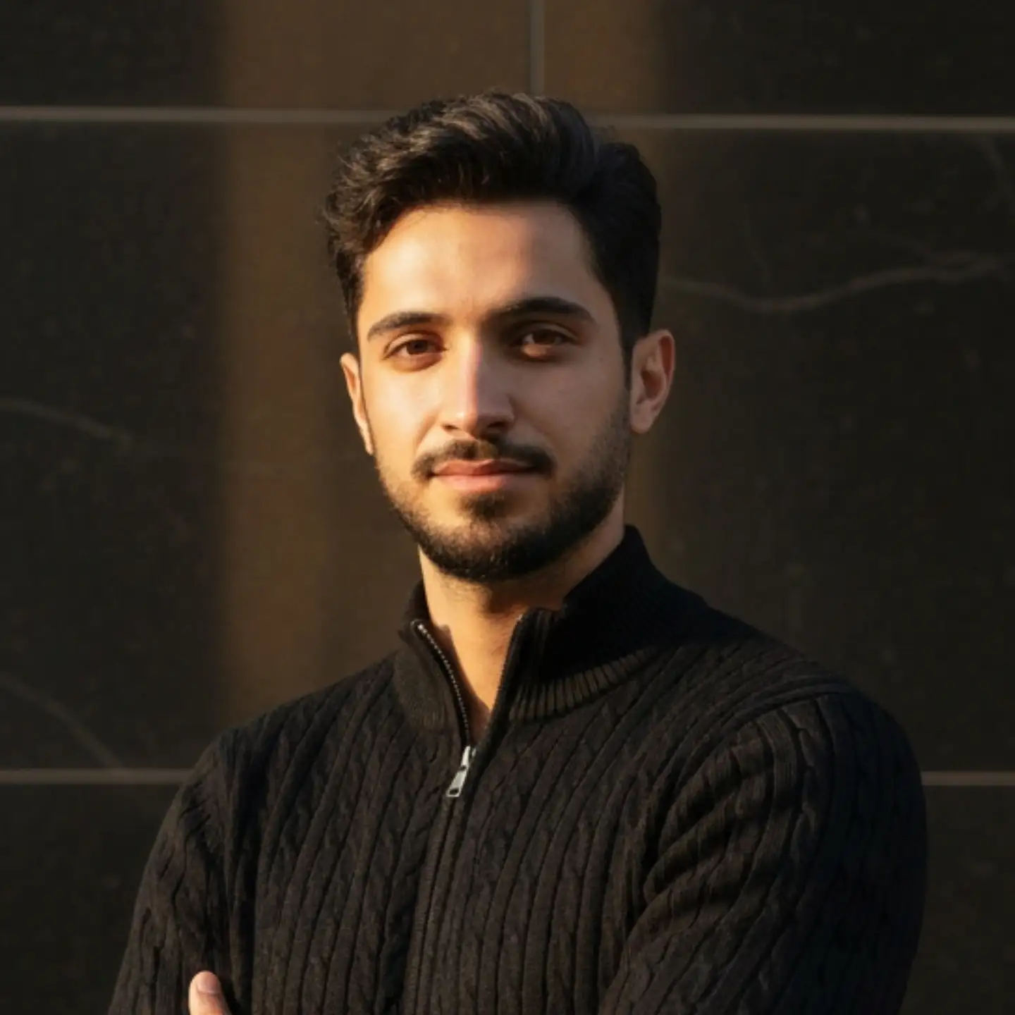Fahim Fuladi Grayscale Portrait